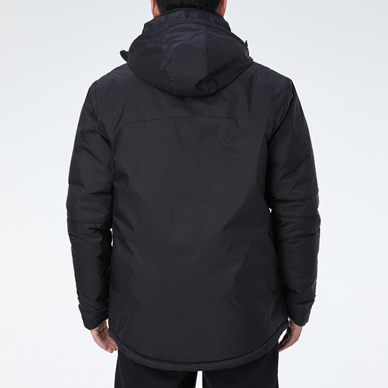 Puma Chaqueta Casual Deportiva con Capucha de Algodón Cortavientos con Logo y Forro Polar para Hombre Chaqueta Negra 657747-03