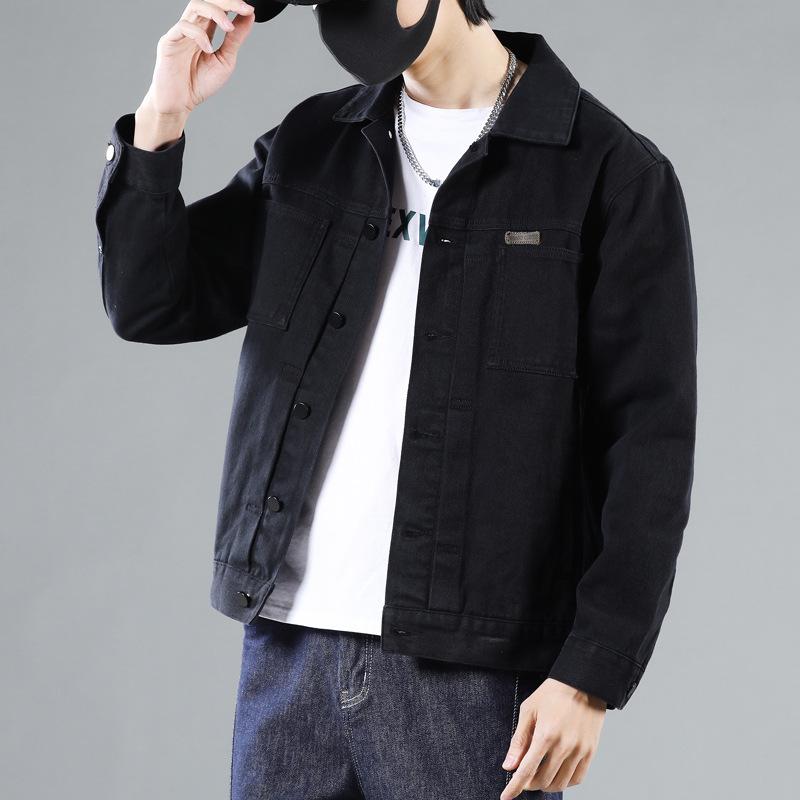 

Весенне-осенняя новая куртка мужская INS уличная хулиганская свободная с лацканами карго джинсовая куртка топ мужская одежда 5XL