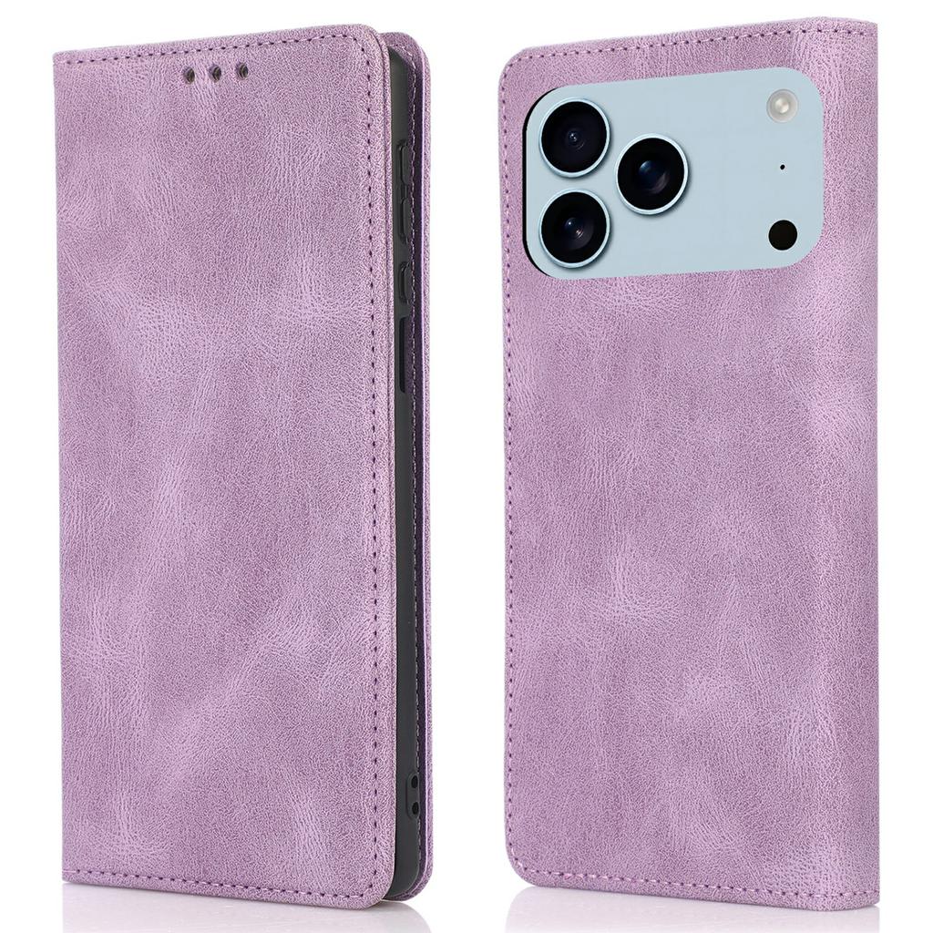For iPhone 17 Pro Max Case Wallet Magnetic Closing Leather Flip Phone Cover