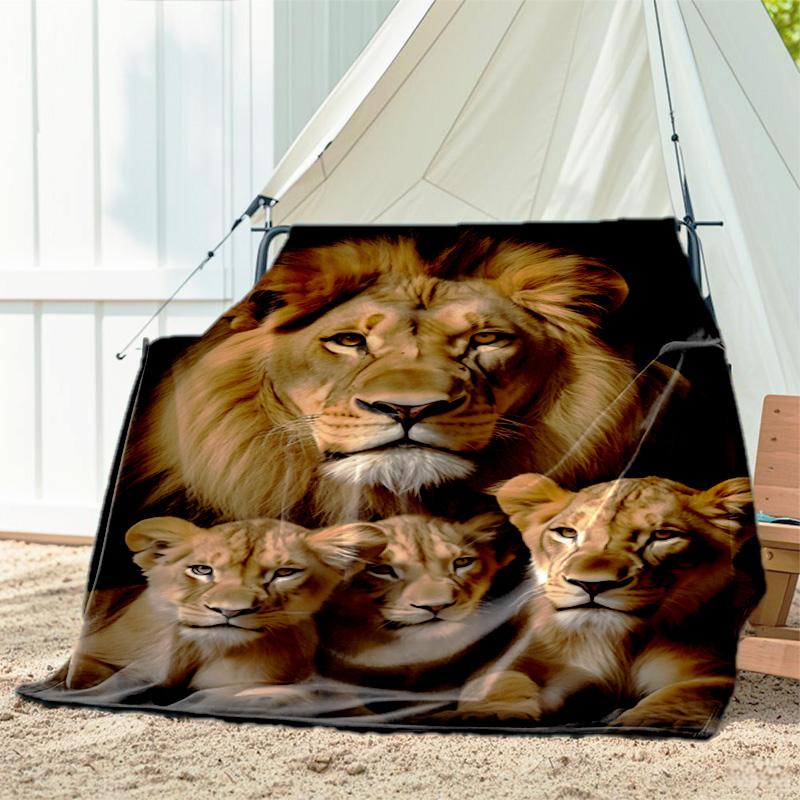 

1pc dog animal pattern blanket, all season lightweight home office outdoor nap multifunctional blanket 80cm x 120cm