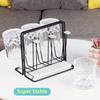 Yardwe Cup Drying Rack Japanese- Style Iron Mug Glass Bottle Organizer Tree Beer Wine Glass Shelf Drainer Stand Shelf Hook for Home Counter