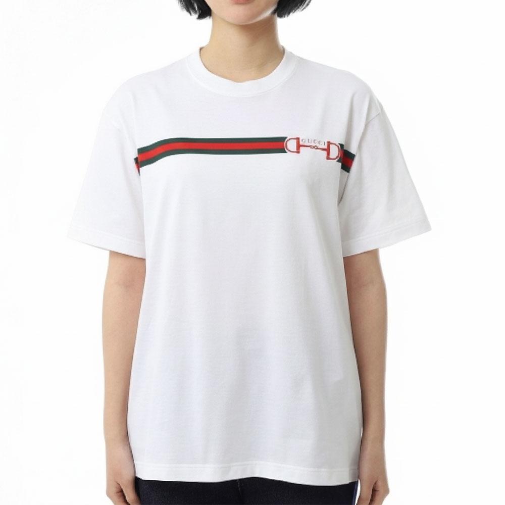 (WMNS) Gucci 26 Cotton Jersey with Print 'White' Women's 837959-XJHM5-9081