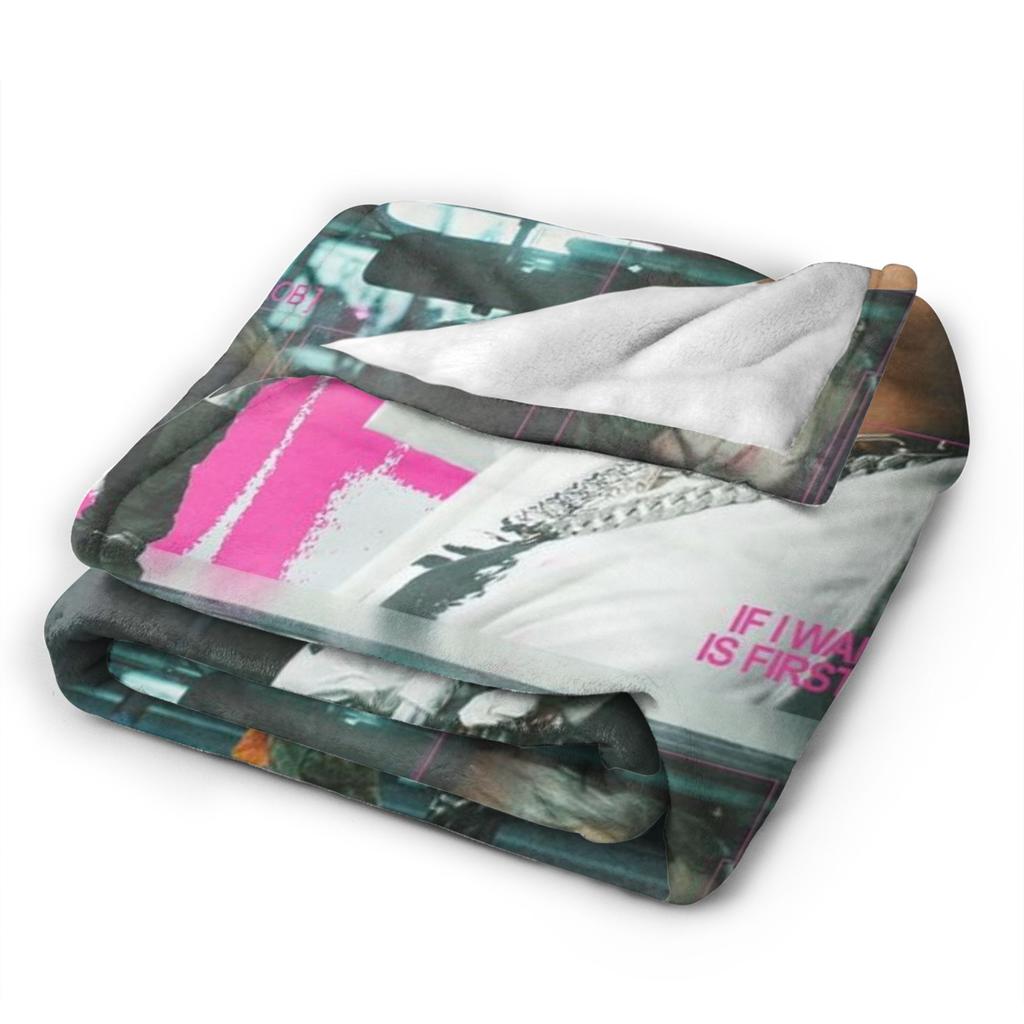 DUH! P1Harmony Kpop Music Album Blankets Lightweight Thin Flannel Comfortable Gift  Throw Blankets Bedspreads