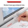 Transparent Windproof Tape: Strong Adhesive Soundproof Sealing for Kitchen, Bathroom, Doors, and Window Gaps - Single-Sided Sticker.