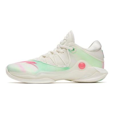 Sky 1 Nitrogen Technology Wear-Resistant Non-Slip Low-Top Basketball Shoes Fireworks Colorway Men Basketball Shoes White Blue Pink 112311107-4