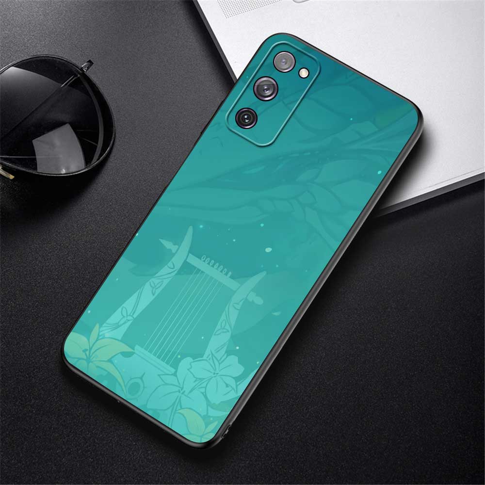 Ochranné pouzdro na telefon Genshin Impact Icon pro Samsung Galaxy S22 5G S21 Ultra S20 S10 S9 Plus S10E S8 S7 Edge
