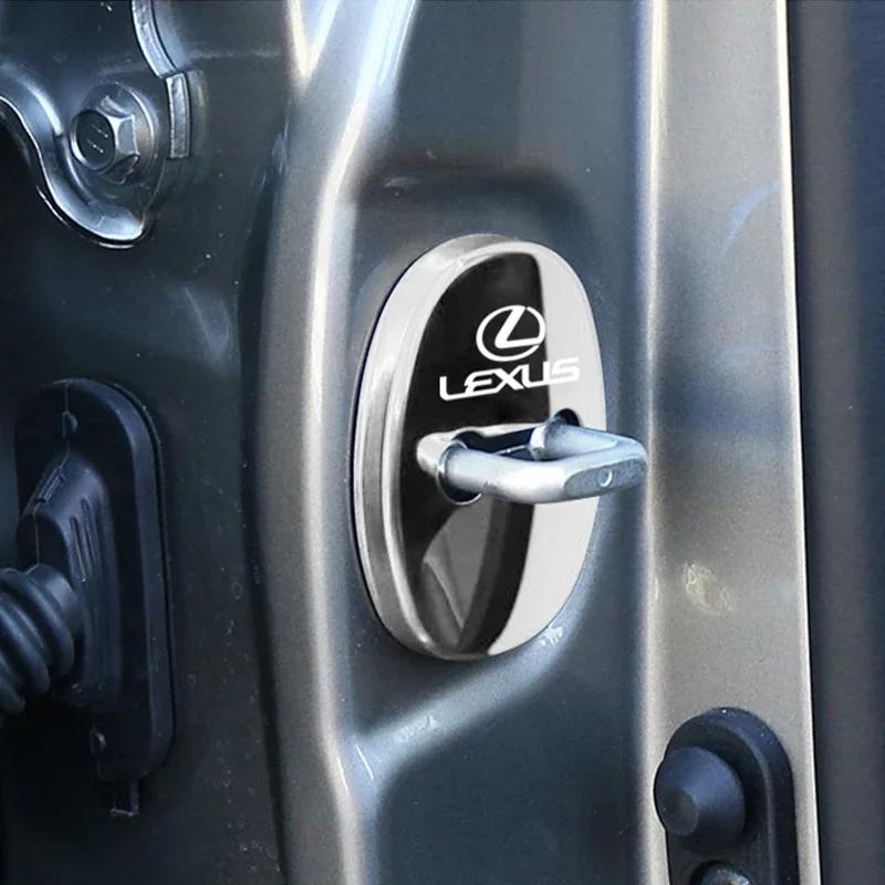 4 szt. Pokrowce na zamki drzwi samochodowych do Lexus RX330 IS250 Ct200h ES300h RX350 IS300h NX300h RX400h ES350 GS300 GX470 Akcesoria samochodowe