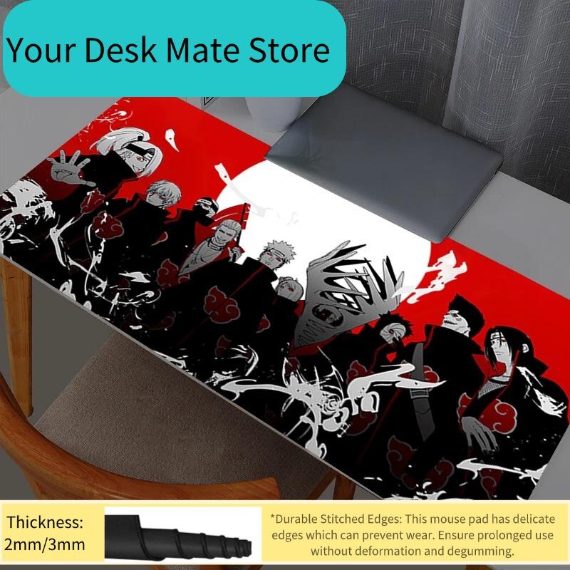 Mouse Pads Naruto Aakatsuki Mouse Pad Gaming Accessories Computer Keyboard Gamer Designed Specifically Esports Games Mousepad