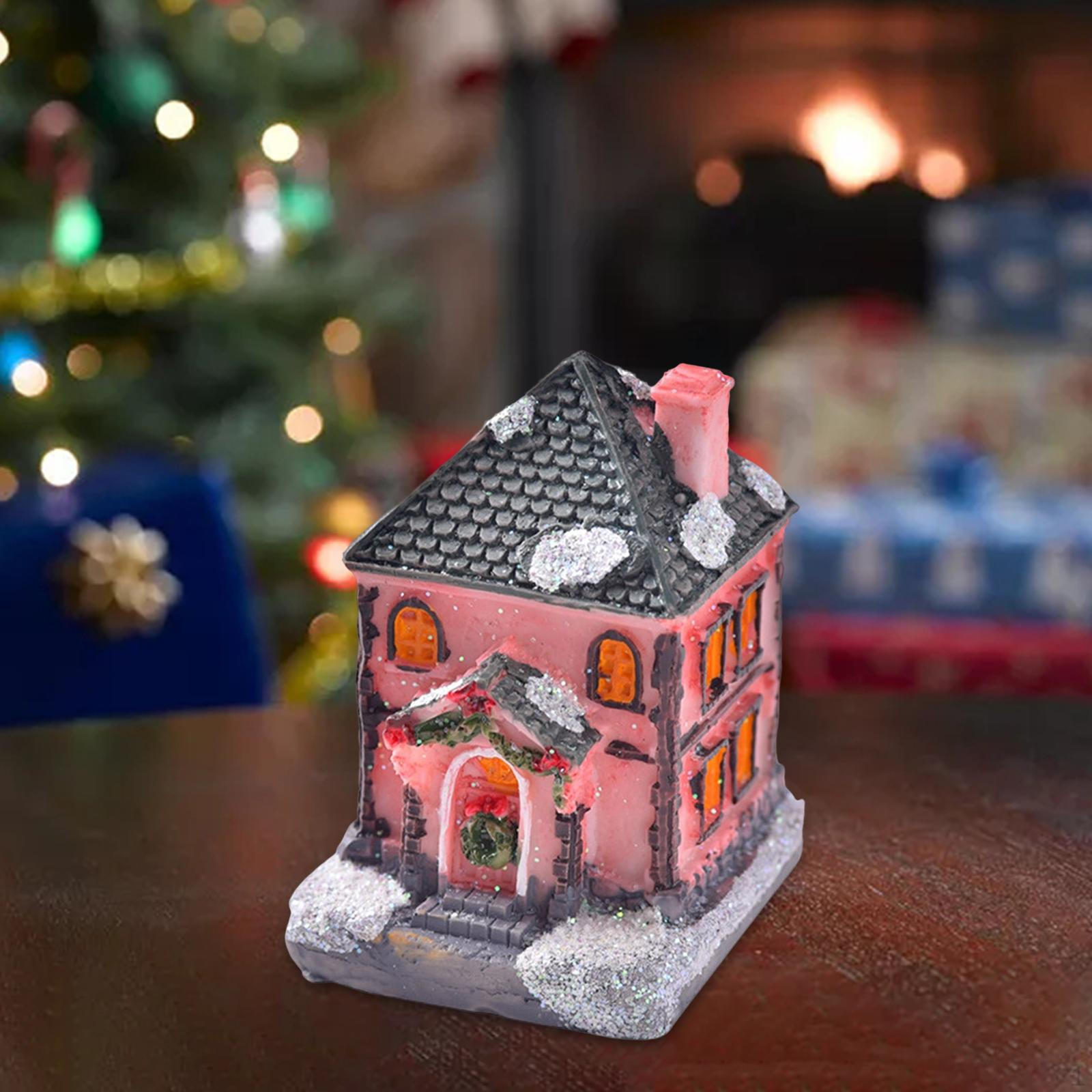 Christmas Ornaments LED Statue Holiday Home Style A