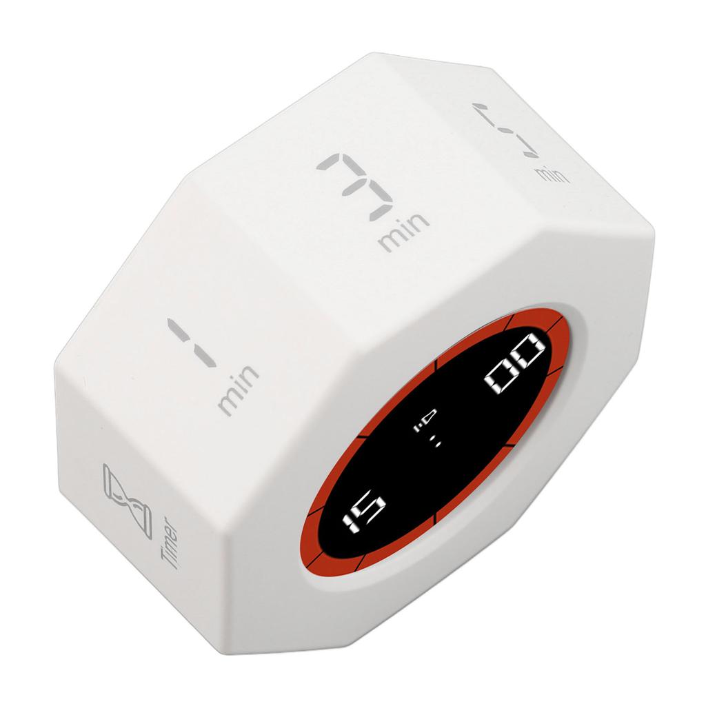 Octagon Timer Desk Productivity Timer Cube with G Sensor for Task Work Study Kitchen 1 3 5 15 30 60 90min Custom