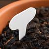 100pcs 5x7cm Plant Tags White Garden Labels Practical Plant Labels  For Garden