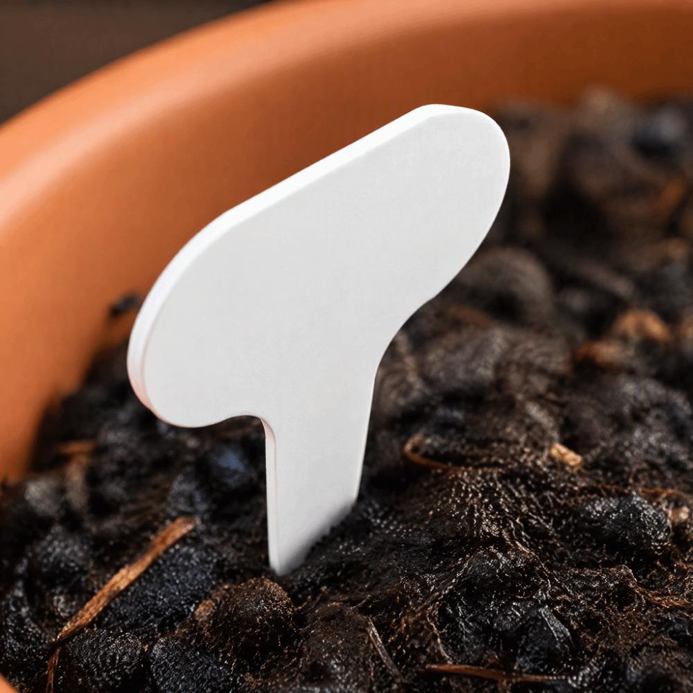 100pcs 5x7cm Plant Tags White Garden Labels Practical Plant Labels For Garden