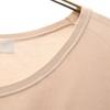 Herno Made In Italy Short Sleeve Cotton Sweater 46 Beige Knit Women Used