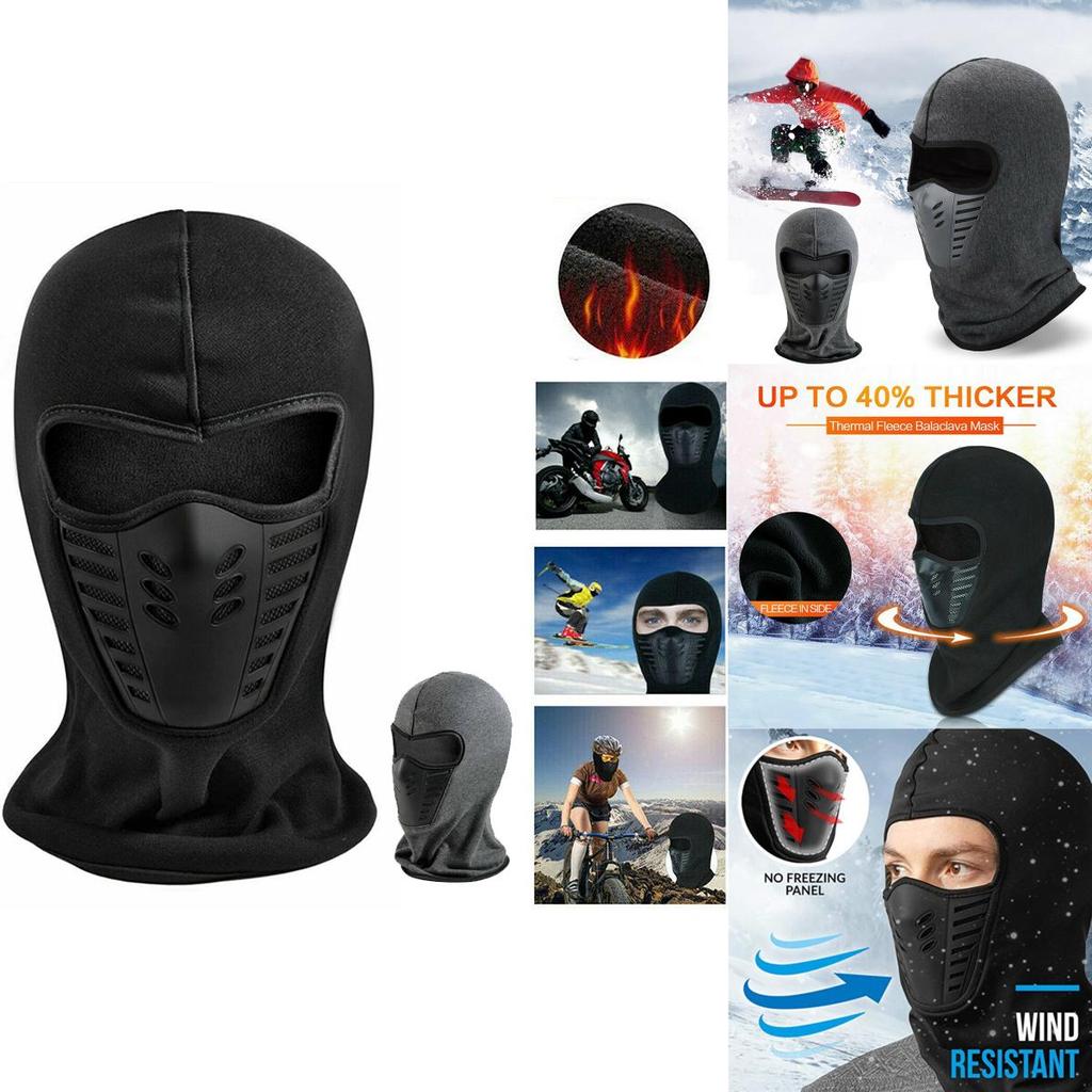 Unisex Windproof Winter Hat Motorcycle Face Mask Helmet Beanie For Ultimate Comfort