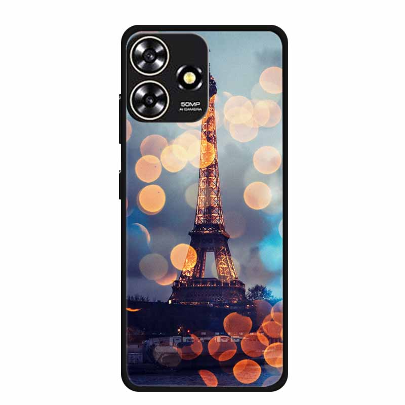 Für ZTE Blade V50 DESIGN 4G Hülle Original Weiches Silikon TPU Handyhüllen Rückseite für ZTE V50 Design 4G Mode Planet Coque