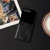 Samsung Z Flip7 Retro Crazy Horse Leather Magnetic Phone Case, Compatible with Flip6/5, Three-Section, Folding Drop-Proof Protective Cover.