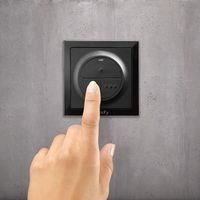 Commande Murale - SOMFY - 1870781 - RTS - Noir - Extérieur - Piles