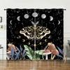 Vorhänge, Zeichnung, Benutzerdefinierter Cartoon-Vorhang 3D-Druck Schlafzimmer Polyester Verdunkelungsvorhang