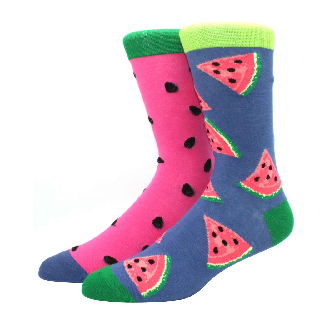 High Quality Combed Cotton Socks food Pattern Long Tube Funny Happy Men Socks Novelty Skateboard Crew Casual Crazy Socks
