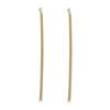 ins geometric fashion OL inlaid diamond long women's earrings personalized versatile fringed niche design stud earrings