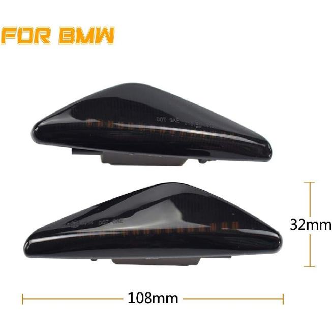 Turn Signal Lamp Led Front Fender Side Marker Light Compatible with BMW X3 X5 X6 F25 2011-2017 E70 2007-2013 (not for X5M) E71 / E72 2008-2014