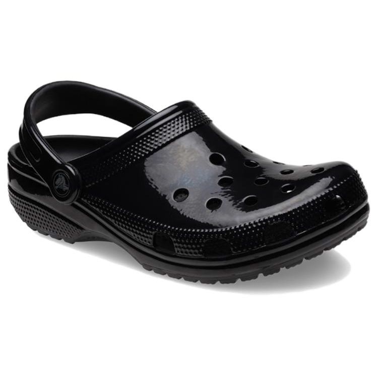 Crocs Classic High Shine Clog Black Unisex 209609-001