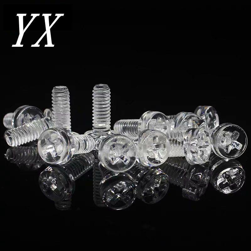 Transparent PC Acrylic Screws for Toys, Fish Tanks, and Hamster Cages with Free Shipping