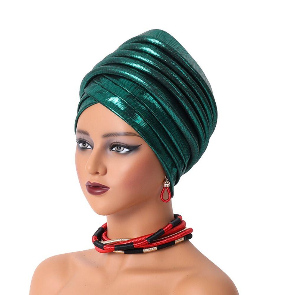 Turbante African Auto Gele Headtie Elegant Bonnet New Headcard