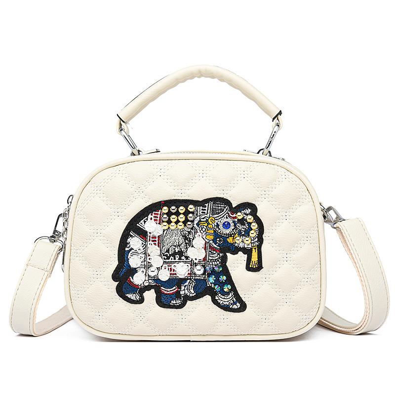 Nové diamantové kostkované dámské crossbody kabelky móda dvojitý zip mini designová kabelka vysoce kvalitní PU dámská značka malá kabelka