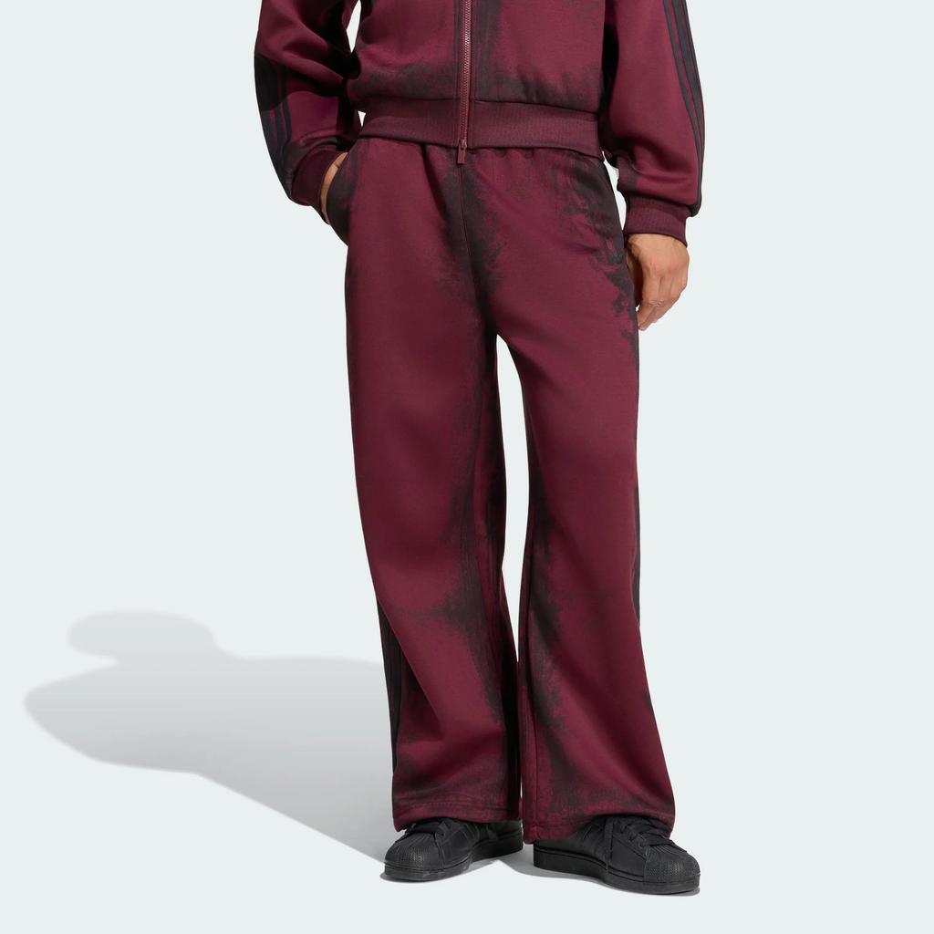 adidas Originals ADILENIUM Sports Pants Men's Dark Reddish Purple Straight Fit Pants LH3269