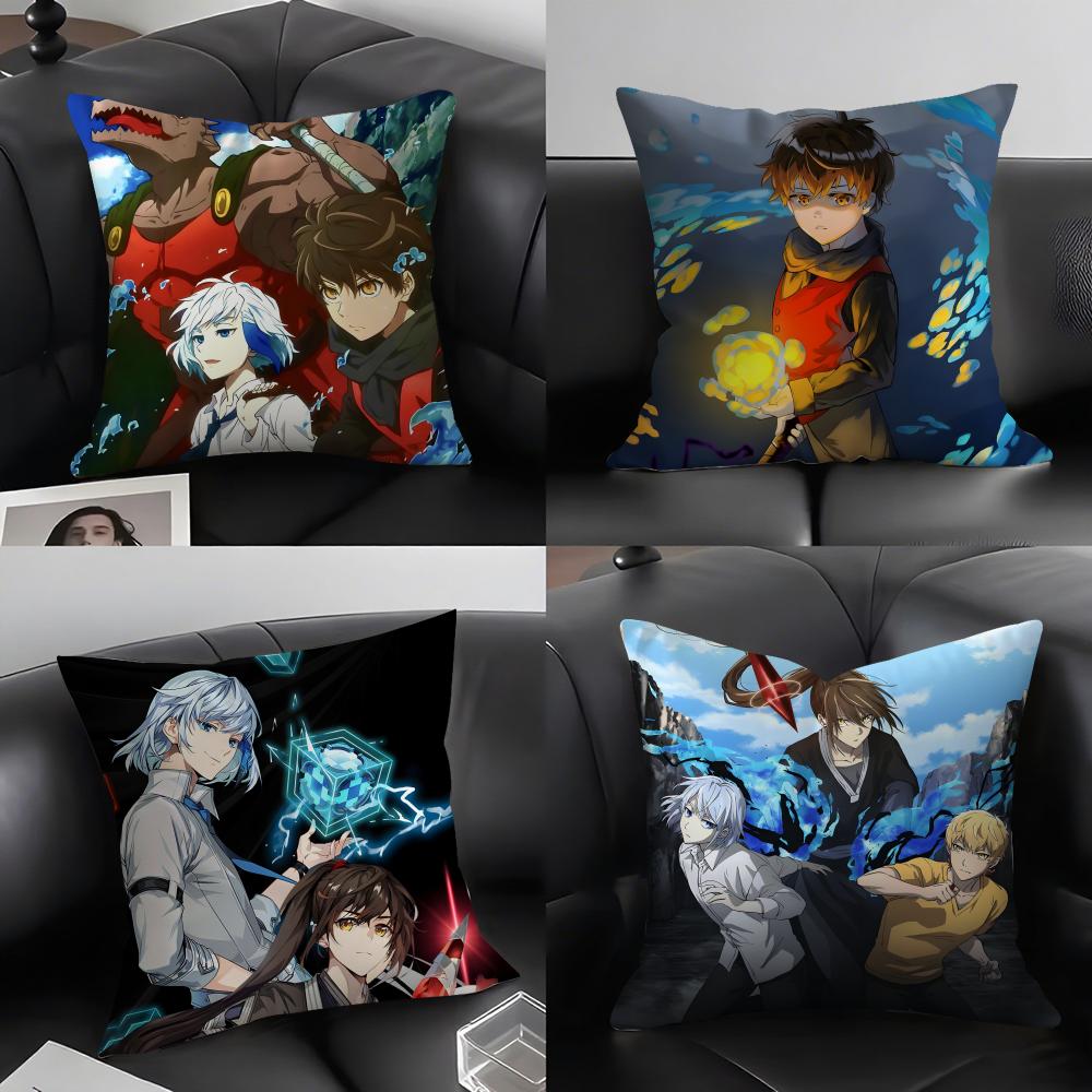 T-Tower Of Godd Anime Cushion Cover Pillowcase Ultra Soft Skin Friendly Fabric Cloud Like Comfort & Concealed Zipper