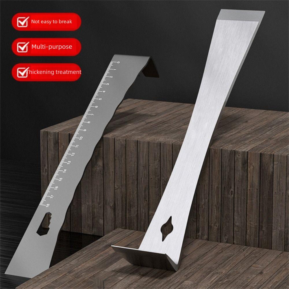 Nail Puller Stainless Steel Pry Bars Anti Slip Screwdriver Manual Tool Woodworking