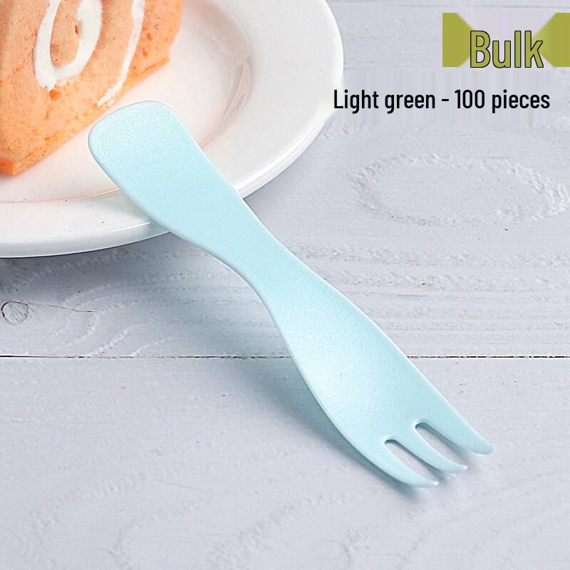 ZISIZ Disposable Plastic Fruit Fork