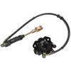Rear Hydraulic Foot Brake Assembly Caliper Master Cylinder ATV Quad Buggy GoKart