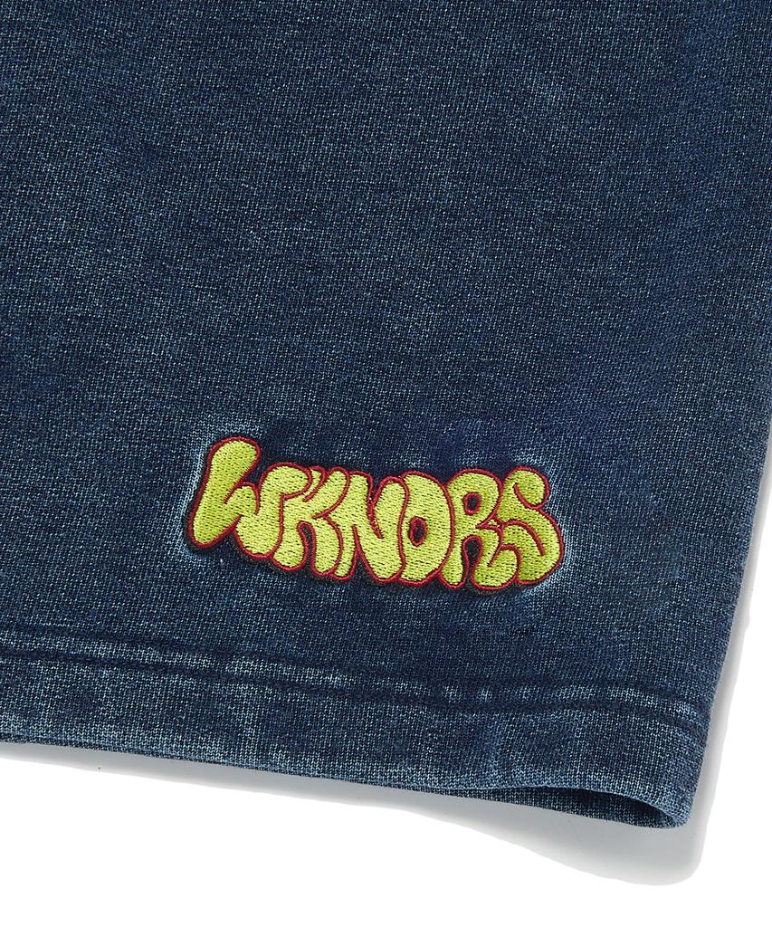 WKNDRS Logo Sweat Shorts (Denim)