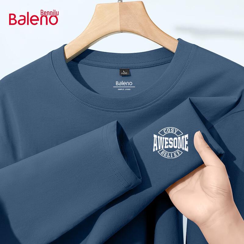 

Baleno Men s Pure Cotton Crewneck T-Shirt 2XL