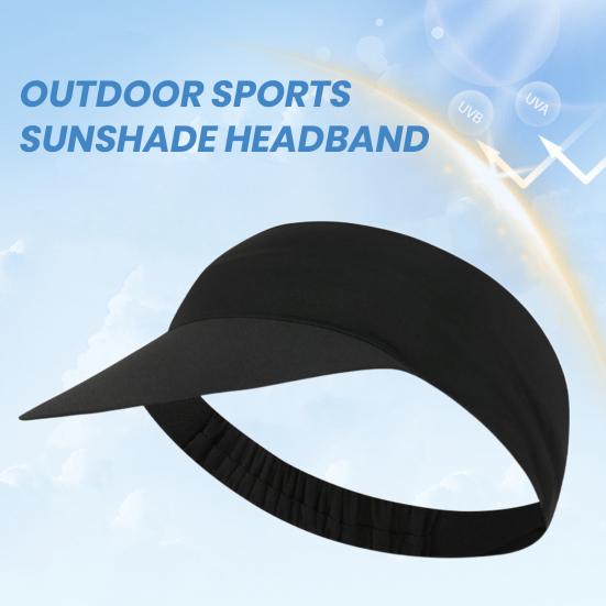 Sunscreen Visor Hat Large Wide Brim Breathable Quick Dry UV Protection Empty Top Baseball Sun Cap for Women Men