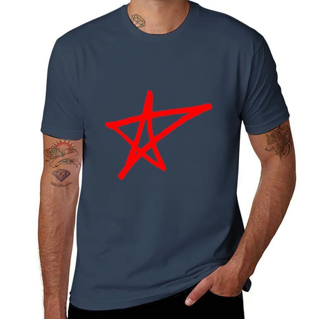 Mbengi21 Avril Lavigne Star Logo T-Shirt Soft Durable Cotton T-Shirt