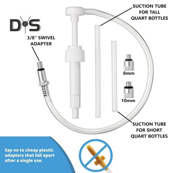 Manual Oil Suction Pump Leakproof Corrosion Resistant Kerosene Engine Oil Transmission Fluid Pump Lower Unit Gear Oil Pump