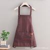 Unisex Strappy Composite Fabric Apron: Oil-Proof, Dirt-Resistant for Home Cooking & Catering