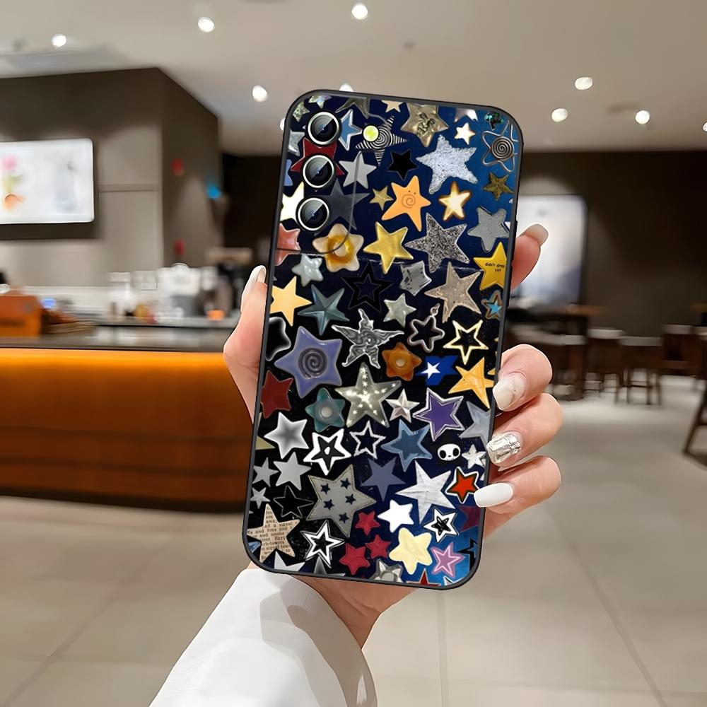 Fashion INS Stars Phone Case For S25 Samsung S26 S24 Ultra S22 S23 S20 Fe S21 Plus A54 A34 A16 A53 Back Cover