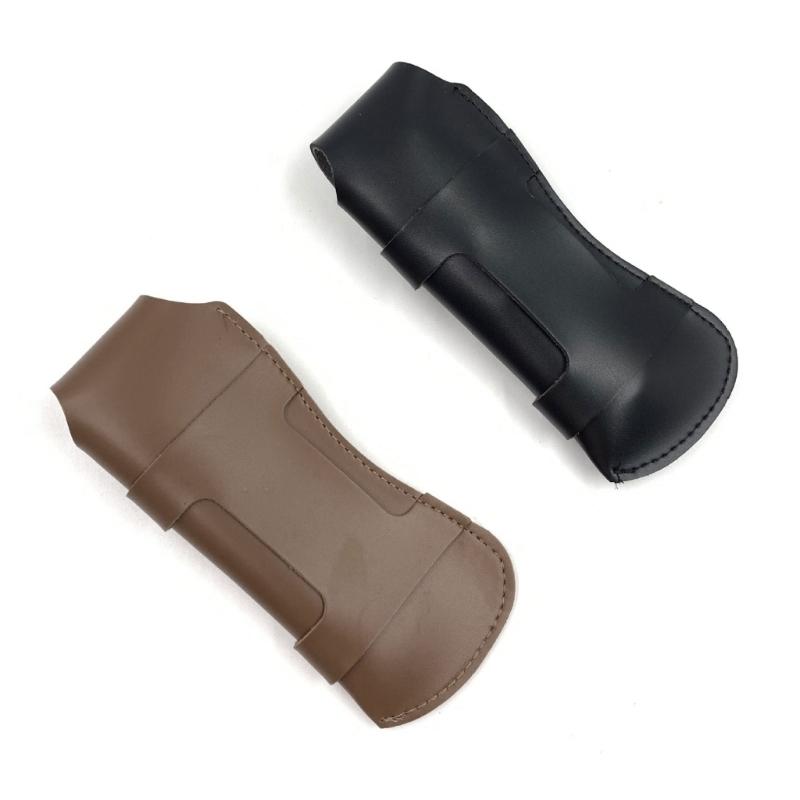 Horizontal Carry Cutter Pouch Belt Leather Folding Cutter Snap Case Holsters