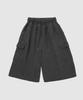 ANDAGAIN Washed Cargo Bermuda Sweatpants
