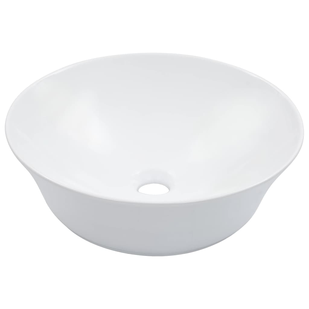 Wash Basin 41 X 12.5 Cm Ceramic White