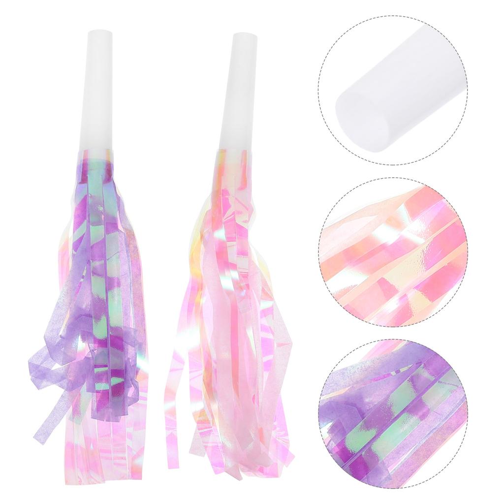 12Pc Blow Dragon Whistle Party Blower Noisemaker Party Blower Colorful Noisemaker Air Blowout Birthday Horn Whistles Music Favor