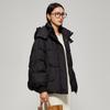 TATU Women's Double-Layer Hooded Short Puffer Down Jacket