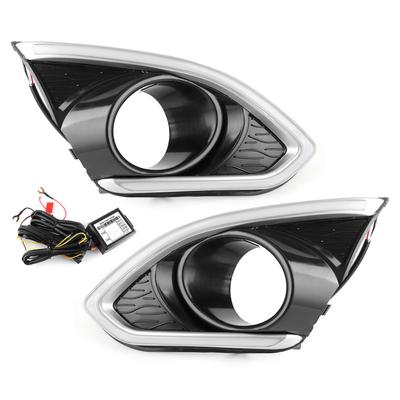 1 Pair LED DRL Daytime Running Light Turn Signal Lamp Fog Light Fit for Chevrolet Spark 2013?2015