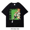 Japanese  Anime Highschool of the Dead Graphic Print T Shirt Fashion Plus Size Cotton Crew Neck Short Sleeve T Shirt Women Unisex