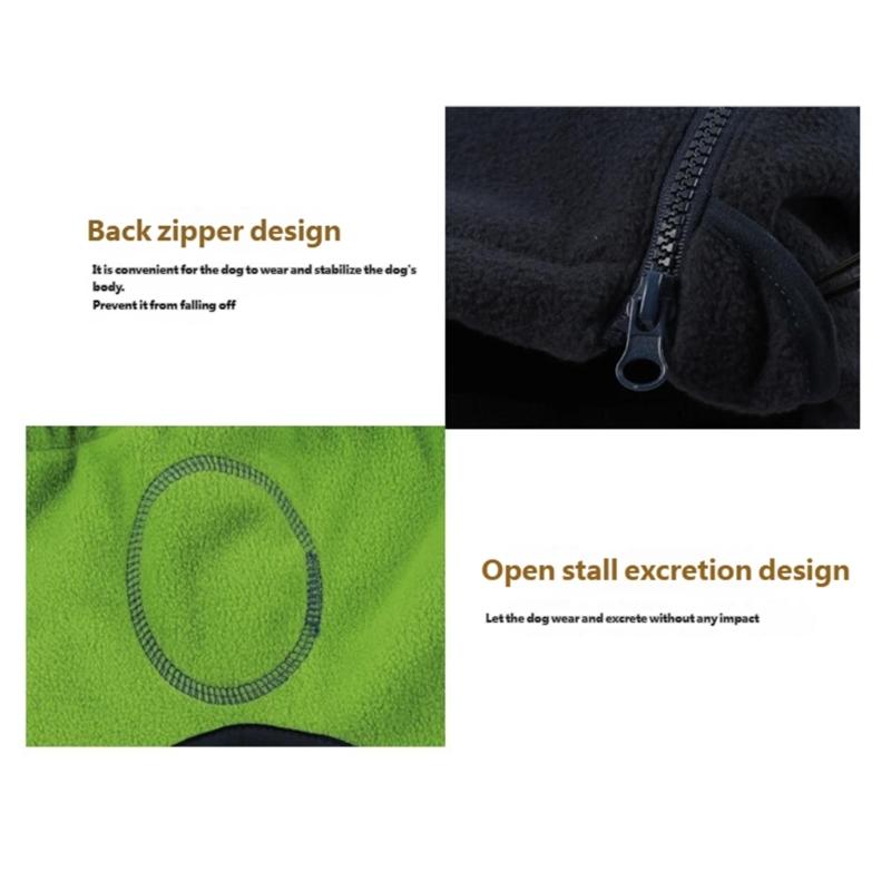 Funny Fleece Lined Specters Dog Apparel Halloweens Party Costume For Pet Breathable Polyester Fabric Quickly Wear