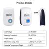 2023 New Pack Of 4 Ultrasonic Pest Repellent For Cockroaches Flies Mosquitoes